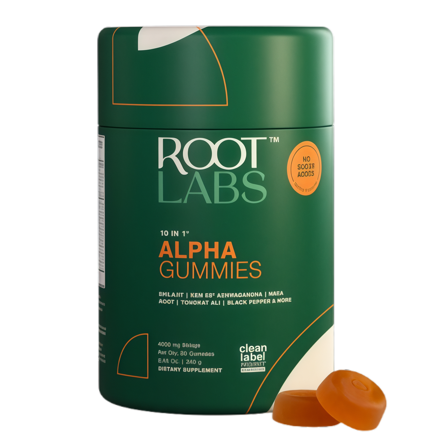 ROOT LABS 10-in-1 Alpha Shilajit Gummies | 4000 mg Pure Himalayan Shilajit with Tongkat Ali & Maca Root | Shilajit for Men & Women | ShilAbsorb Bioavailability Tech | Sugar-Free, Vegan | 60 Gummies